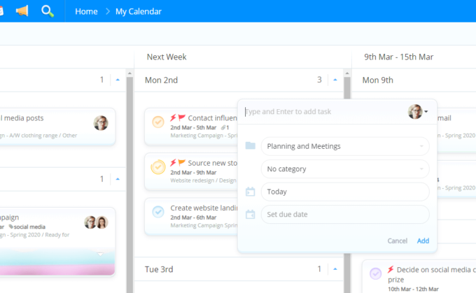 How to add Tasks to My Calendar in Ayoa